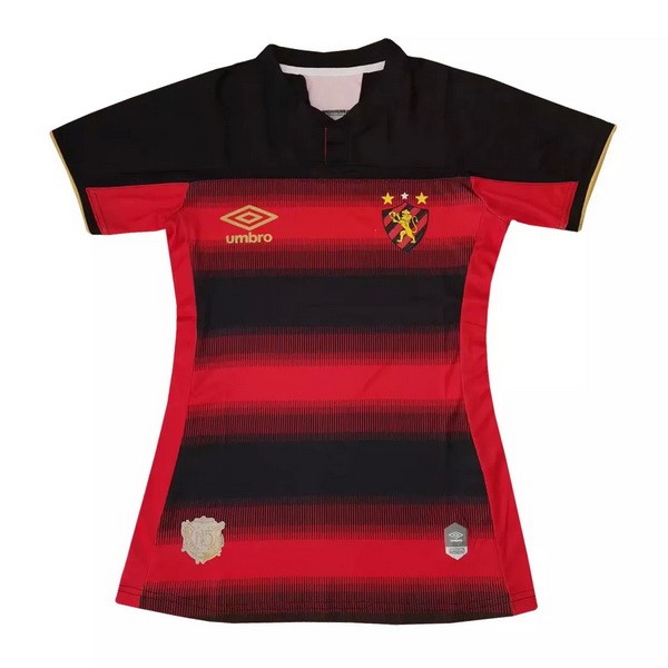 Camiseta Recife 1ª Mujer 2020-2021 Rojo Negro